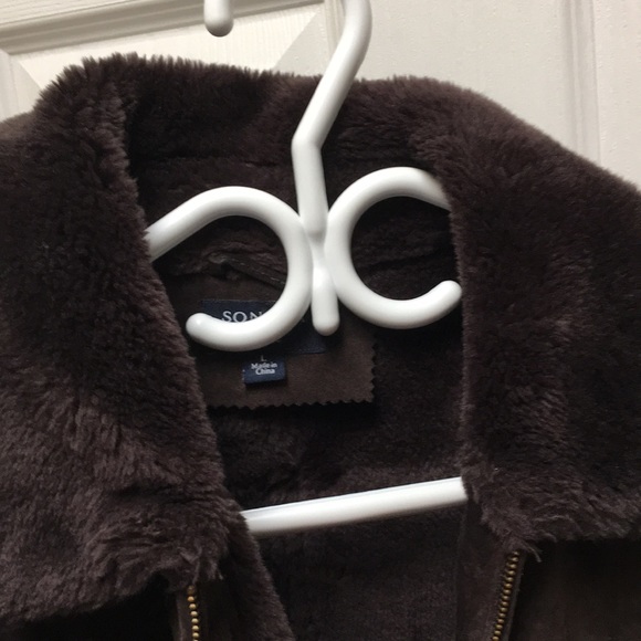 Brown Suede Coat - Picture 5 of 5